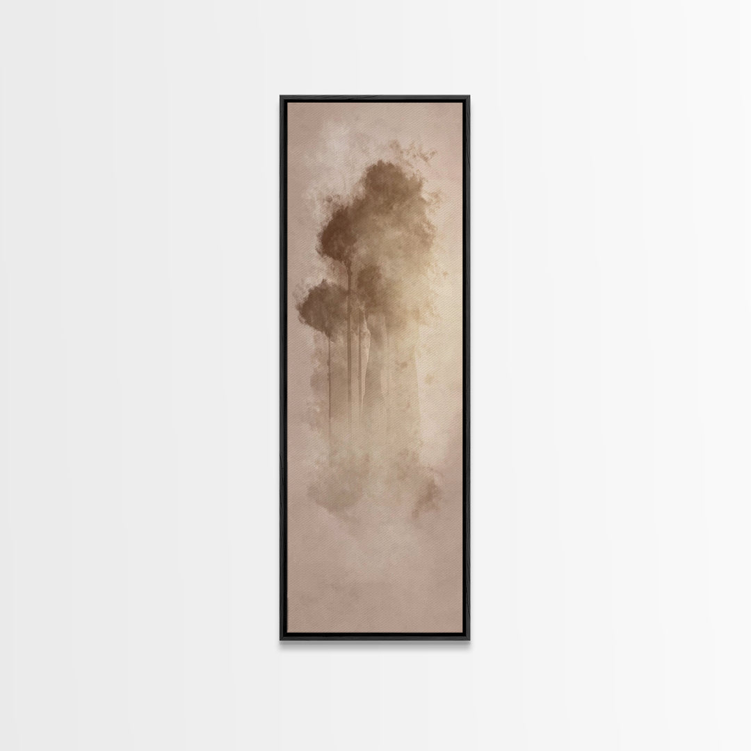 Cloudborne Mercy – Framed Canvas Print – Tall Skinny Art Print – Christian Art – Subtle Christian Art – Christian Art Canvas – Christian Wa