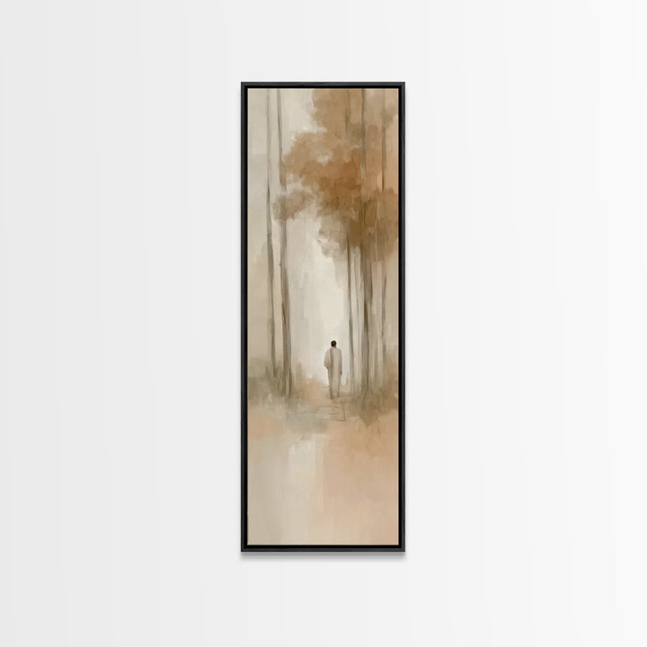 Forest Of Blessing – Framed Canvas Print – Skinny Art – Christian Art Canvas – Jesus Painting – Christian Wall Art – Subtle Christian Art