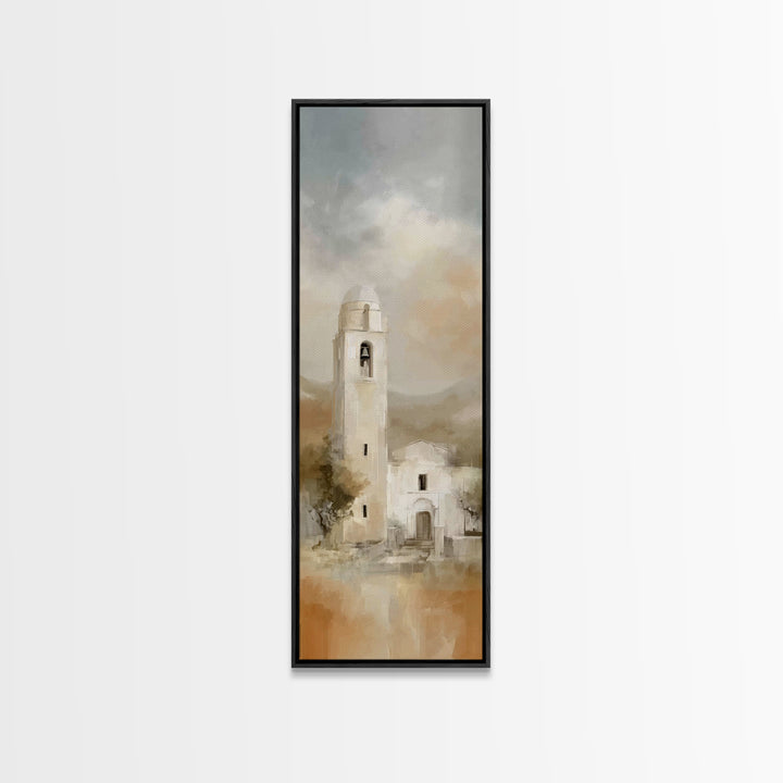 Evening Bells – Framed Canvas Print – Skinny Art – Christian Christmas Art – Christian Wall Art – Christian Art Canvas – Christmas Wall Art