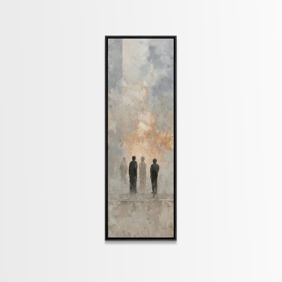 Clouds Of Witness, Framed Canvas Print, Tall Skinny Art Print, Christian Art Canvas, Christian Art Work, Christian Wall Art, Abstract Chris