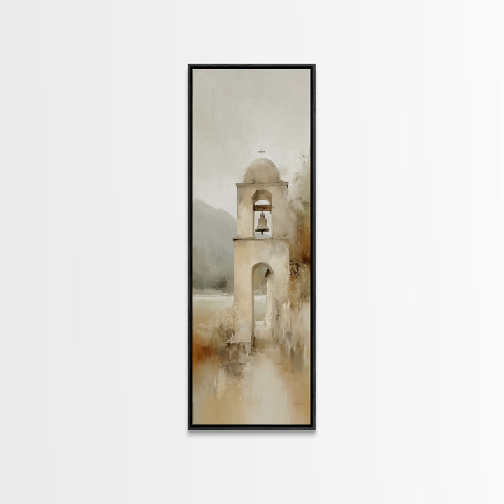 Valley Of Mercy – Framed Canvas Print – Jesus Painting – Christian Wall Art – Christmas Art – Tall Narrow Wall Art – Christian Art Canvas