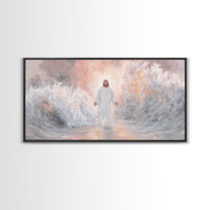 Dawn of Glory | Framed Canvas Print | Christian Wall Art | Jesus Painting | Christian Art Canvas | Large Christian Painting | Christian Art