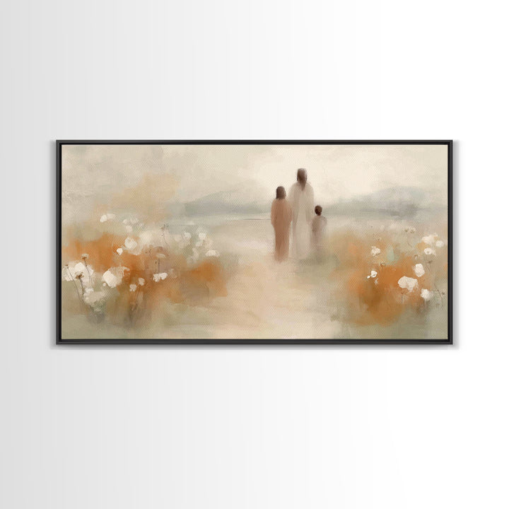 Gentle Path of Grace – Framed Canvas Print – Christian Wall Art – Christian Art Canvas – Jesus Painting – Christian Art – Christian Gift Id