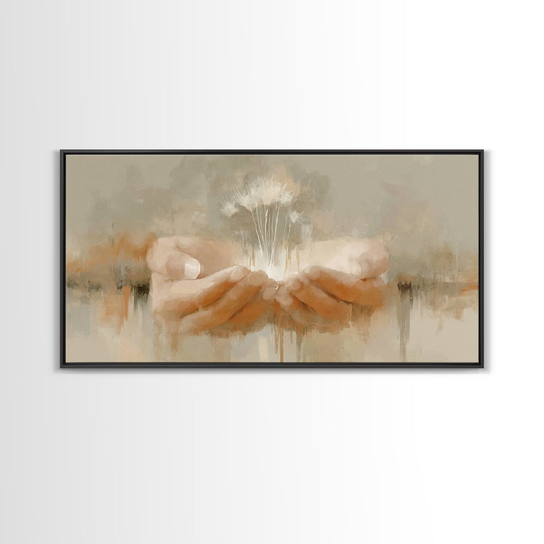 Sacred Offering, Framed Canvas Print, Christian Art, Jesus Painting, Christian Wall Art, Christian Art Canvas, Christian Art Gift