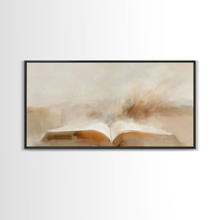 Scripture Light | Framed Canvas Print | Christian Wall Art | Christian Art Canvas | Jesus Painting | Christian Art Gift | Modern Christian
