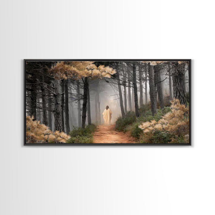 Guiding Peace – Framed Canvas Print – Christian Art Canvas – Large Christian Art – Jesus Painting – Christmas Art – Christian Wall Art