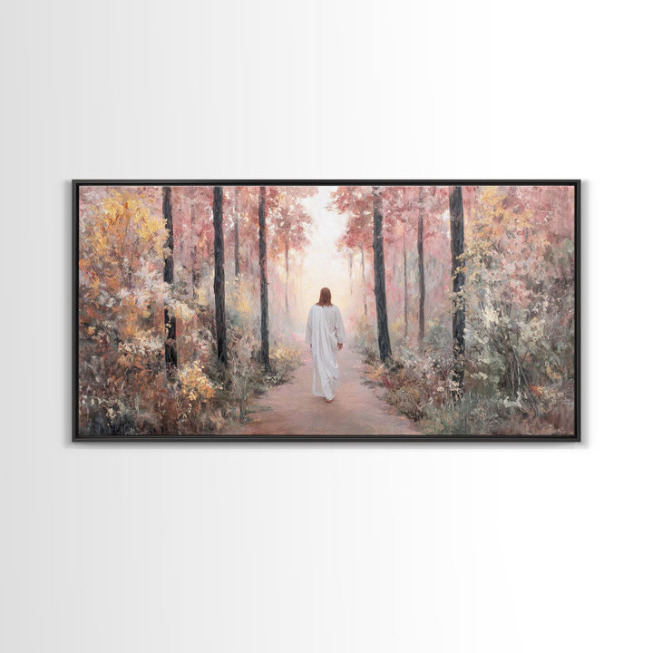 Light Of Peace – Framed Canvas Print – Christian Wall Art – Christian Art Canvas – Jesus Painting – Christian Art – Christmas Art