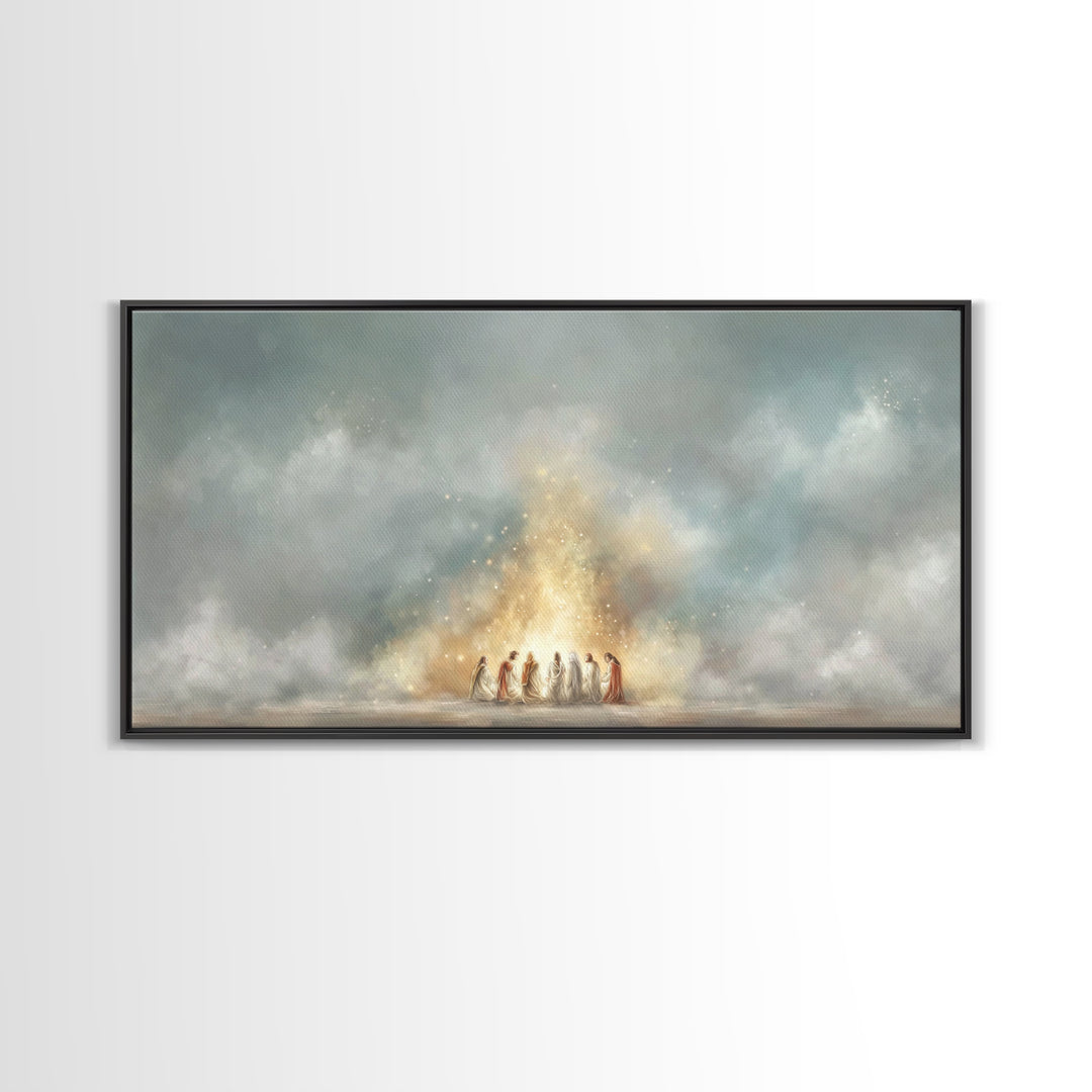 Eternal Light – Framed Canvas Print – Christian Art Canvas – Jesus Painting – Christian Christmas Art – Christian Wall Art