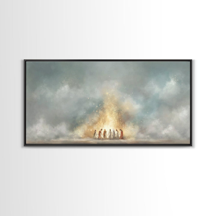 Eternal Light – Framed Canvas Print – Christian Art Canvas – Jesus Painting – Christian Christmas Art – Christian Wall Art
