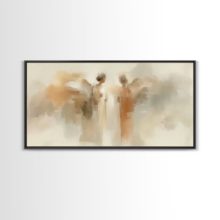 Whispered Glory – Framed Canvas Print – Christian Christmas Art – Christian Art Canvas – Subtle Christian Art – Christian Wall Art