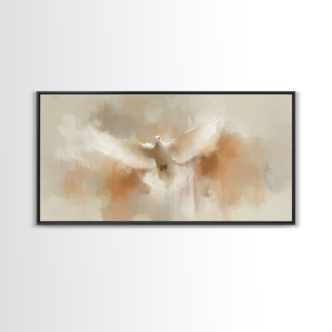 Eternal Refuge – Framed Canvas Print – Christian Wall Art – Christian Art Canvas – Christian Painting – Christmas Art – Christian Decor
