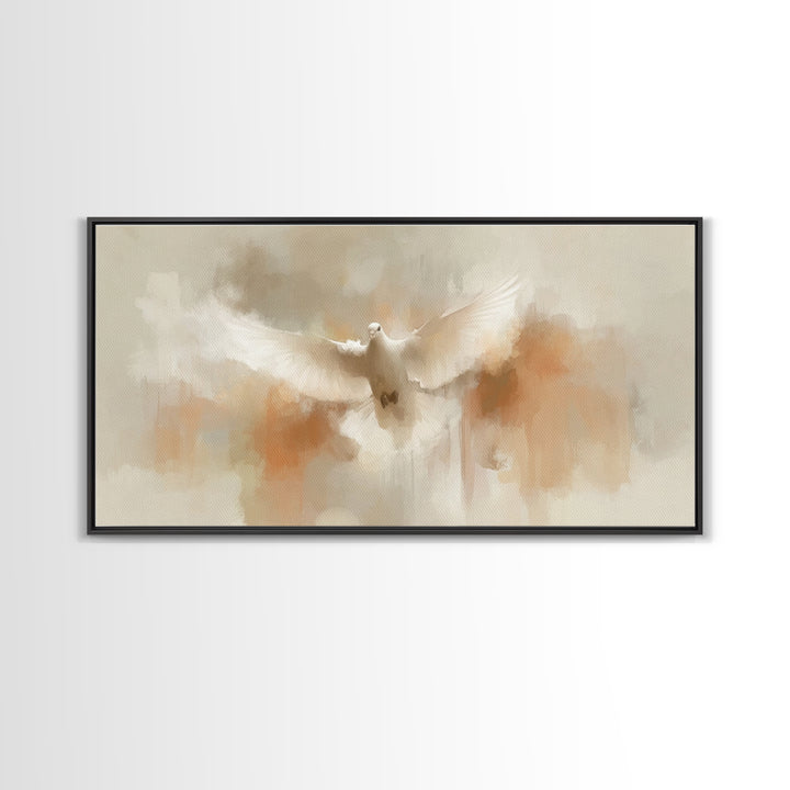 Eternal Refuge – Framed Canvas Print – Christian Wall Art – Christian Art Canvas – Christian Painting – Christmas Art – Christian Decor