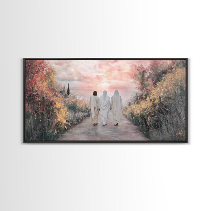 Garden Of Dawn – Framed Canvas Print – Christian Art Canvas – Jesus Wall Art – Christian Art Print – Christian Decor – Christian Gift Ideas