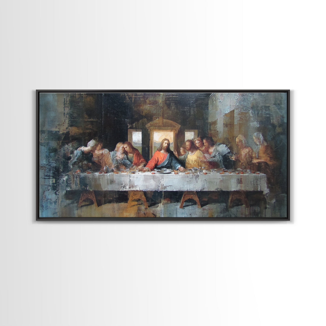 Dawn Fellowship – Framed Canvas Print – Christian Wall Art – Christmas Art – Christian Art Print – Christian Art Canvas – Christian Christm