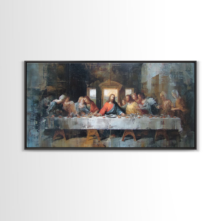 Dawn Fellowship – Framed Canvas Print – Christian Wall Art – Christmas Art – Christian Art Print – Christian Art Canvas – Christian Christm