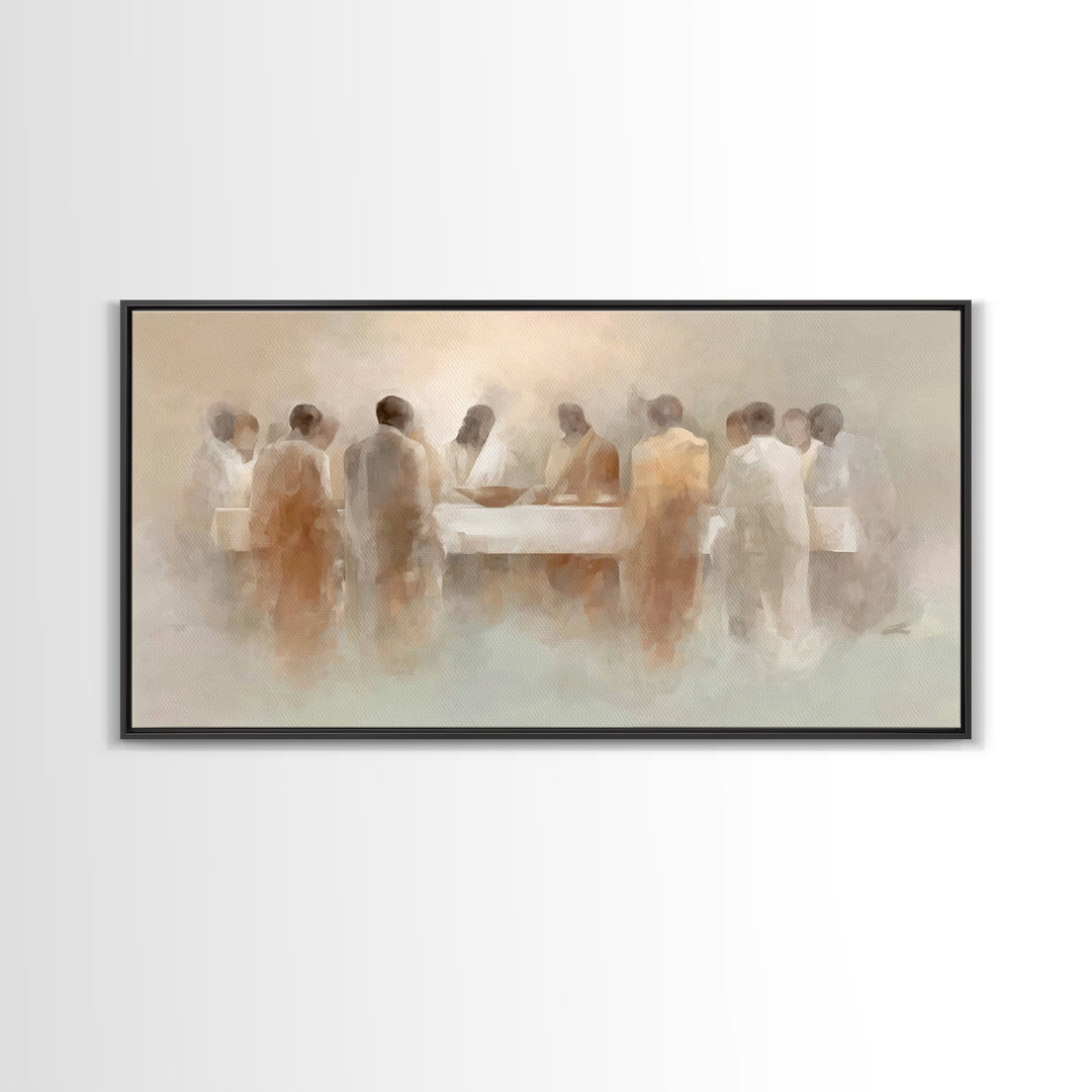 Gathered In Grace – Framed Canvas Print – Christian Wall Art – Christian Art Canvas – Christian Art Print – Christian Decor – Jesus Paintin