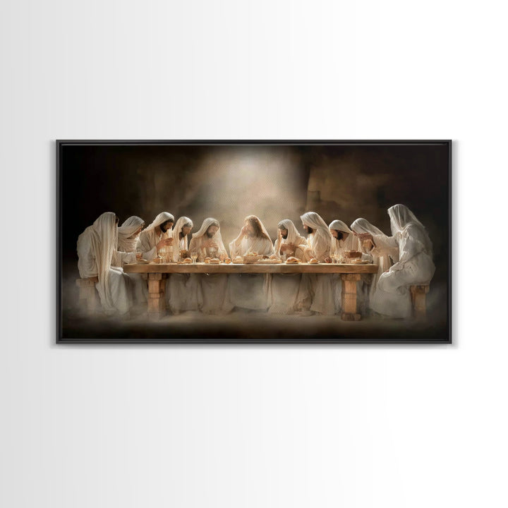 Table Of Covenant – Framed Canvas Print – Christian Art – Christian Art Canvas – Jesus Painting – Christian Wall Art – Christian art work