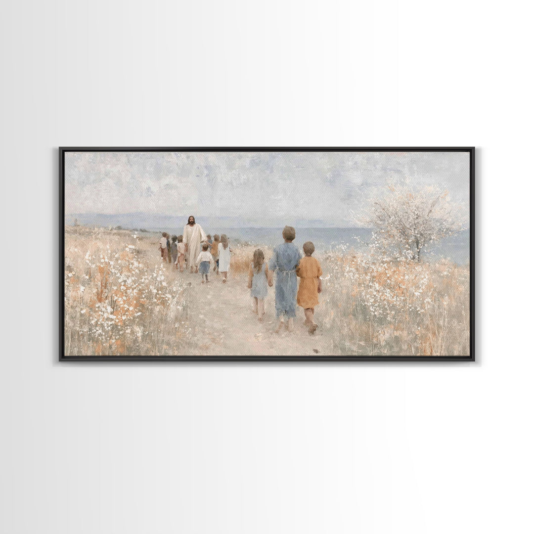 Springtime Hope – Framed Canvas Print – Christian Wall Art – Christian Art Canvas – Jesus Painting – Christian Decor – Christian Gift – Chr