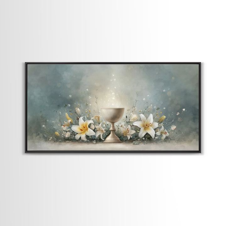 Garden Of Light - Framed Canvas Print - Christian Wall Art - Christian Art Canvas - Large Christian Art - Christian Decor - Christian Gift