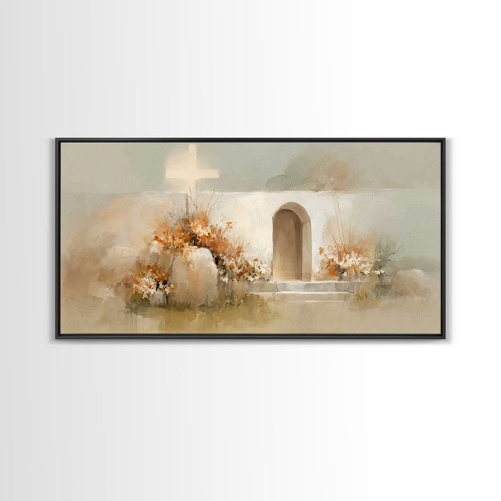Garden of Light | Framed Canvas Print | Christian Art Canvas | Christian Wall Art | Christian Decor | Christian Art | Subtle Christian Art