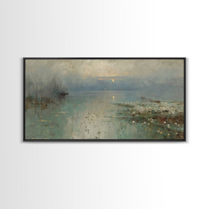 Sacred Horizon – Framed Canvas Print – Christian Wall Art – Christian Art Canvas – Subtle Christian Art – Christian Paintings – Christian G