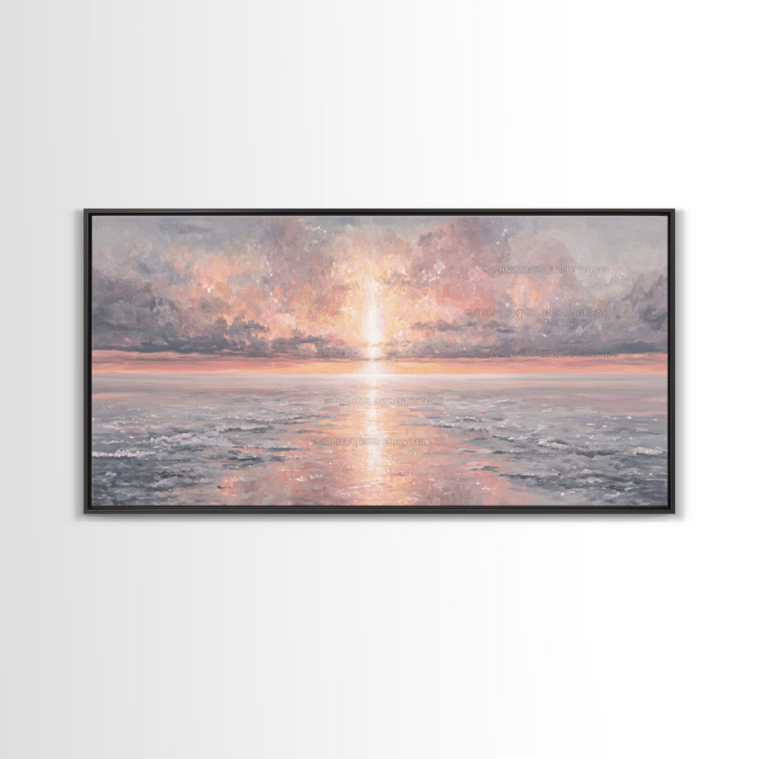 Eternal Light, Framed Canvas Print, Christian Wall Art, Christian Art Canvas, Christian Christmas Art, Christian Art Work, Christian Gift,