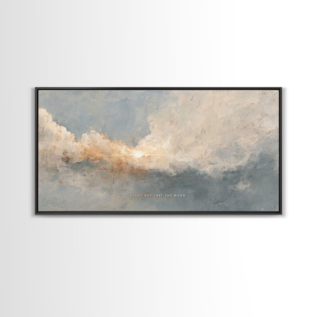 Heavenly Promise – Framed Canvas Print – Christian Wall Art – Christian Art Print – Christian Art Canvas – Christmas Wall Art – Christian G