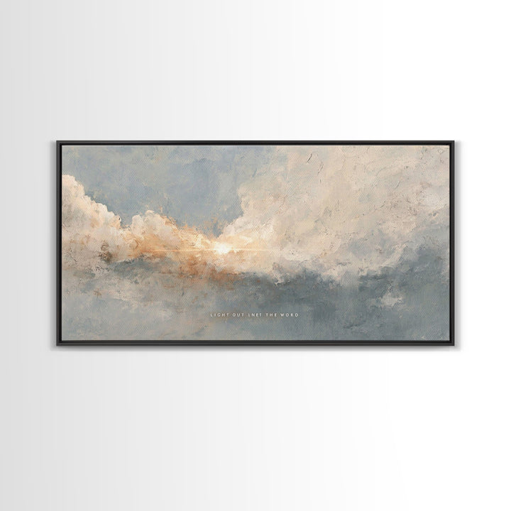 Heavenly Promise – Framed Canvas Print – Christian Wall Art – Christian Art Print – Christian Art Canvas – Christmas Wall Art – Christian G