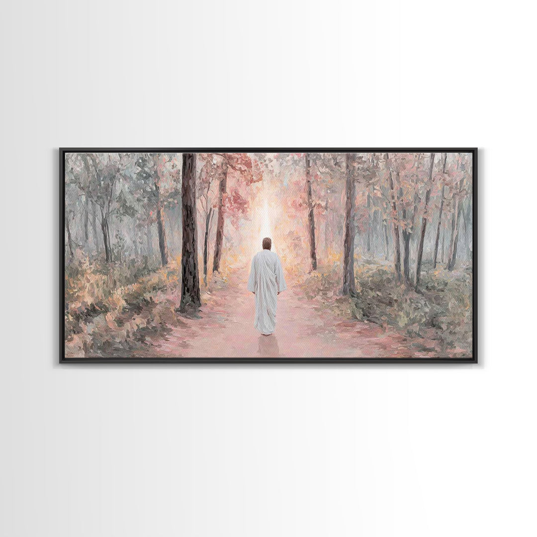 Light Of Dawn | Framed Canvas Print | Christian Art | Christian Art Canvas | Christian Painting | Christmas Art Prints