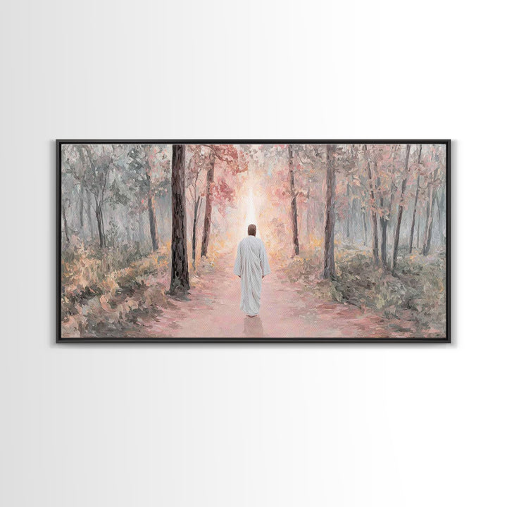 Light Of Dawn | Framed Canvas Print | Christian Art | Christian Art Canvas | Christian Painting | Christmas Art Prints