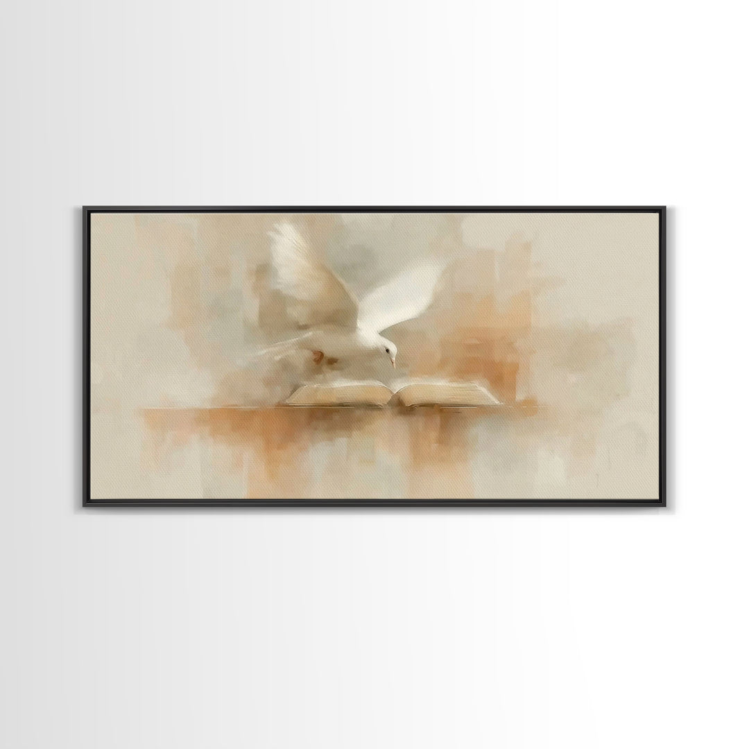 Graceful Promise, Framed Canvas Print, Christian Wall Art, Christian Art Canvas, Subtle Christian Art, Christian Decor, Modern Christian Pa