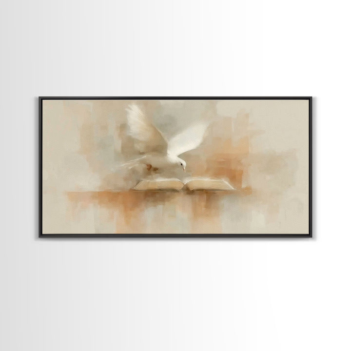 Graceful Promise, Framed Canvas Print, Christian Wall Art, Christian Art Canvas, Subtle Christian Art, Christian Decor, Modern Christian Pa