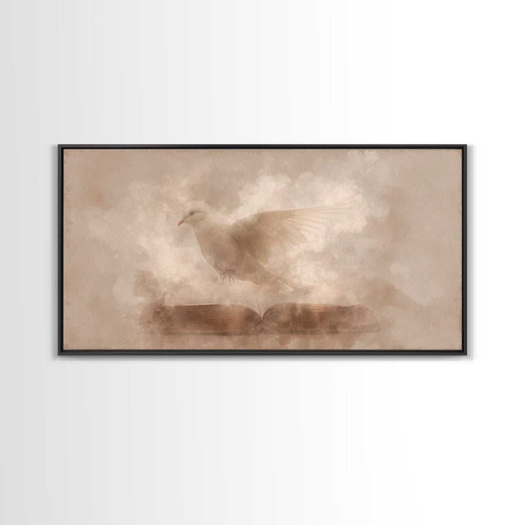 Winter Grace | Framed Canvas Print | Christian Wall Art | Christian Art Canvas | Christian Decoration | Subtle Christian Art | Christian Gi
