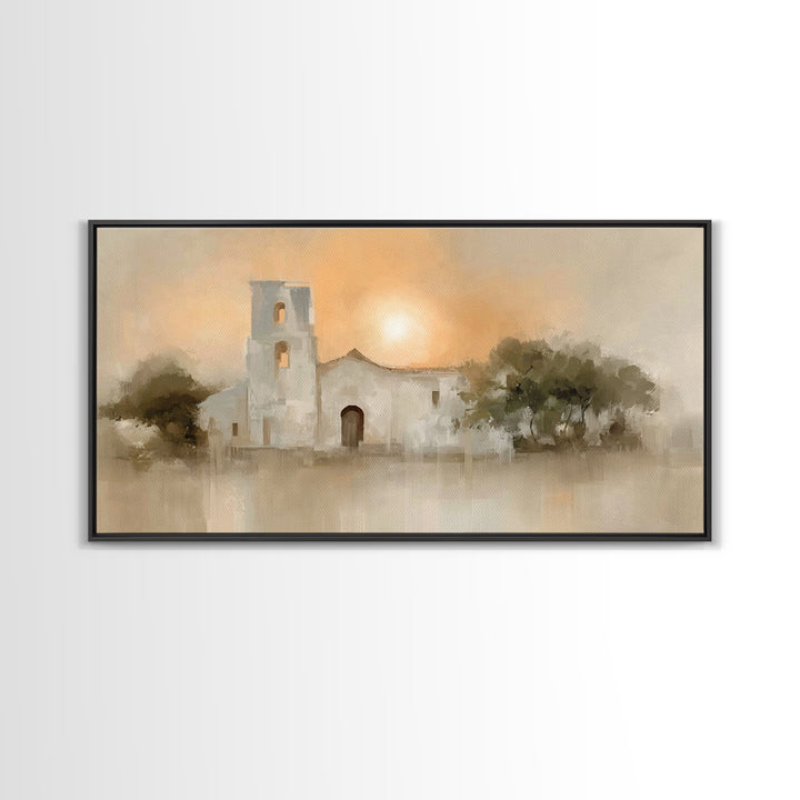 Sacred Mission – Framed Canvas Print – Christian Art Canvas – Christian Wall Art – Minimalist Christian Art – Christian Decor – Christmas A