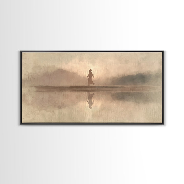 Radiant Dawn – Framed Canvas Print – Christian Art – Jesus Painting Canvas – Christmas Wall Art – Large Christian Painting – Christian Art
