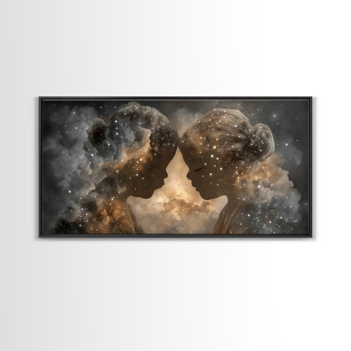 Starlit Innocence | Framed Canvas Print | Christian Art Print | Christian Wall Art | Unique Christian Art | Christian Gift Ideas