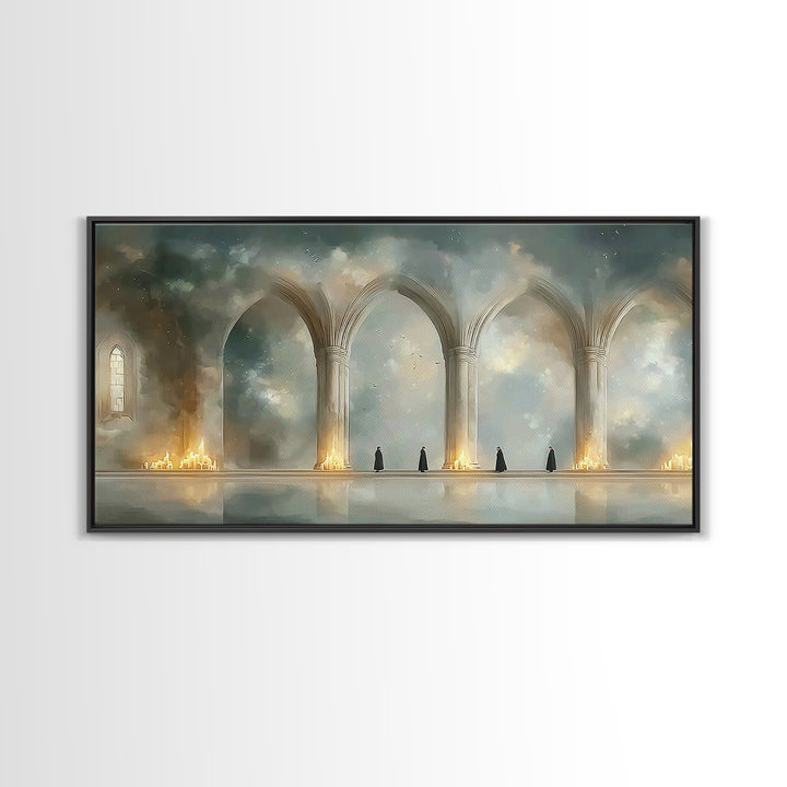 Cathedral Calm, Framed Canvas Print, Christian Wall Art, Christian Art Work, Modern Christian Art, Christian Art Canvas, Christian Decor, S