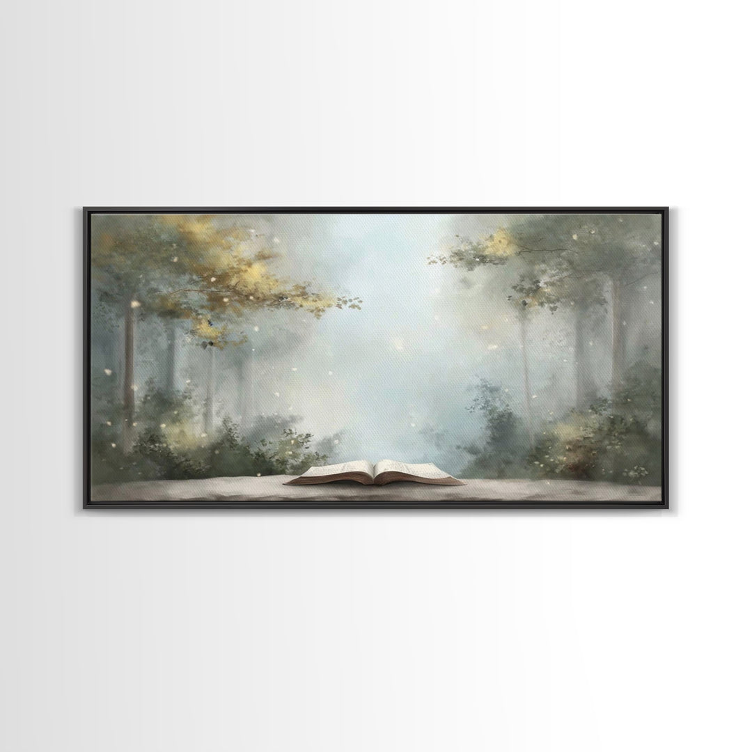 Sacred Passage - Framed Canvas Print - Christian Art Canvas - Christian Wall Art - Christian Painting - Christian Decor - Christian Art Gif