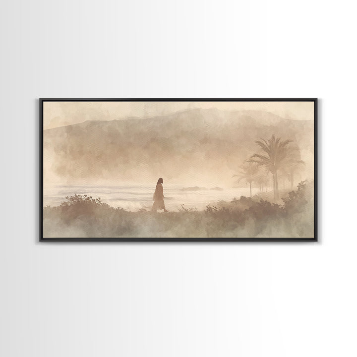 Silent Wonder – Framed Canvas Print – Christian Art Print – Subtle Christian Art – Christian Wall Art – Unique Christian Art – Christian Ch