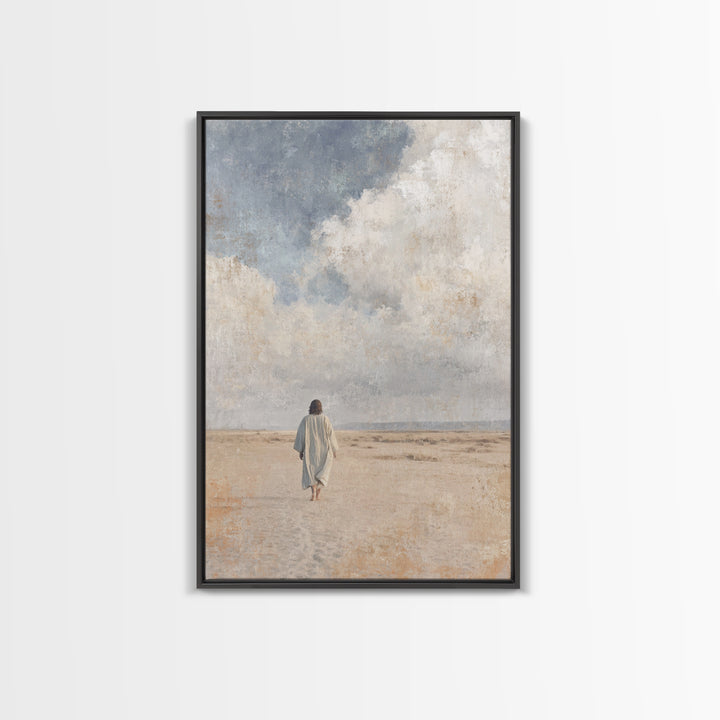 Boundless Grace, Framed Canvas Print, Christian Wall Art, Christian Art Canvas, Jesus Painting, Modern Christian Art, Christian Gift Ideas