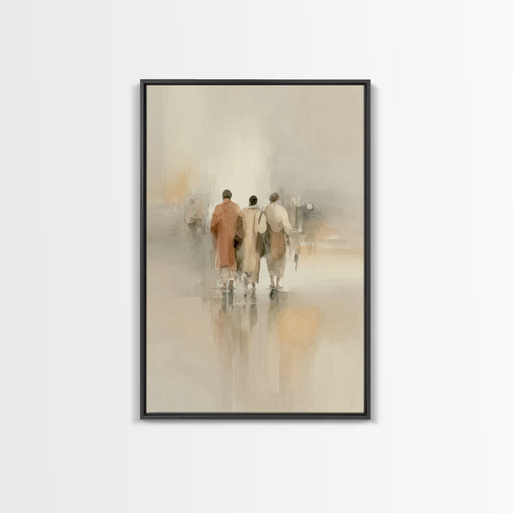 Faithful Companions – Framed Canvas Print – Christian Art Canvas – Christian Wall Art – Christian Paintings – Subtle Christian Art – Christ