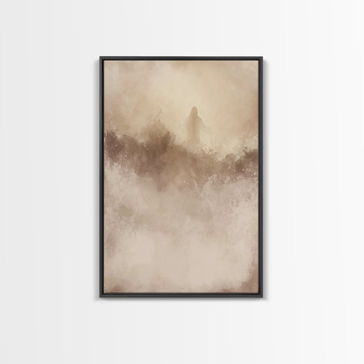 Path Of Glory, Framed Canvas Print, Christian Art Canvas, Jesus Art Print, Modern Christian Art, Christian Decor For Home, Christmas TV Art