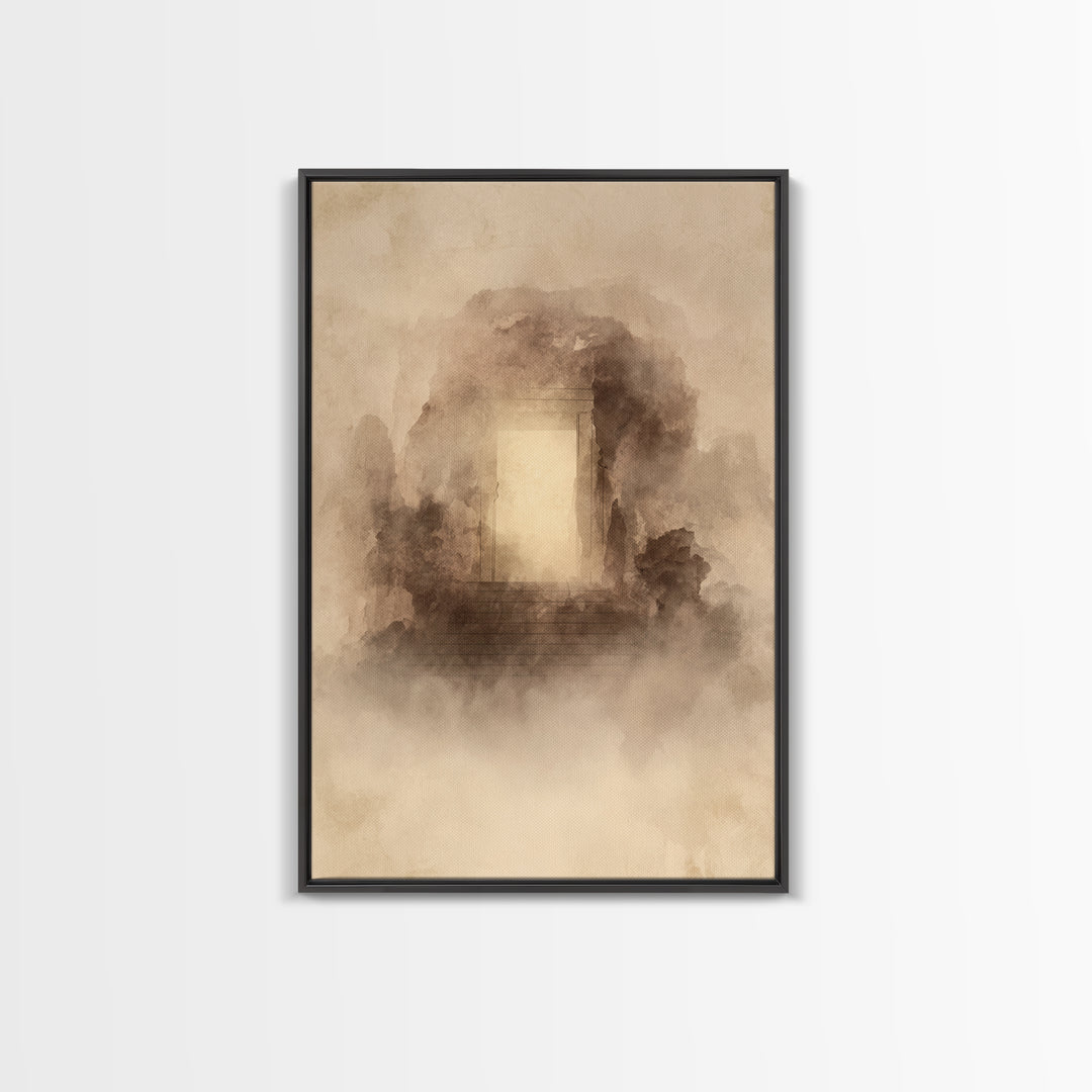 Holy Dawn | Framed Canvas Print | Christian Wall Art | Jesus Painting | Christian Art | Christian Canvas | Christian Decoration