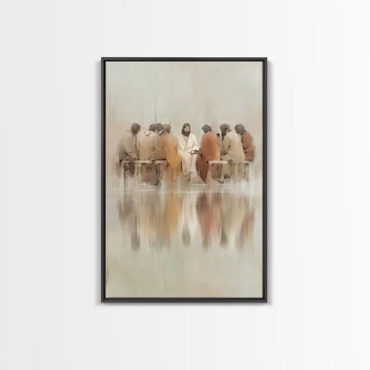 Empty Tomb Light, Framed Canvas Print, Christian Wall Art, Christian Art Canvas, Christian Painting, Christian Gift, Minimalist Christian A