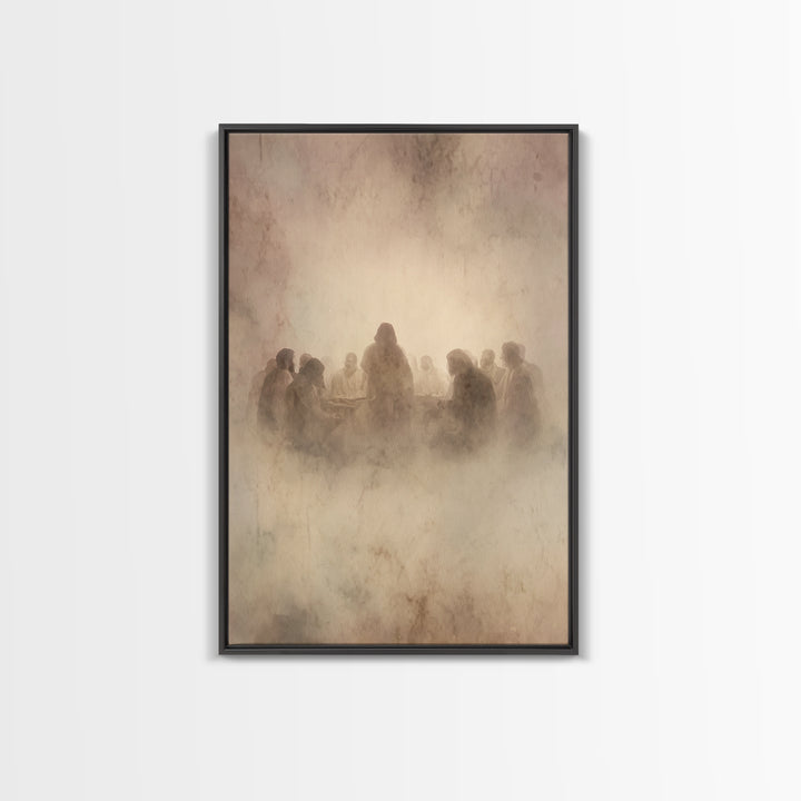 Transfigured Radiance, Framed Canvas Print, Christian Art Canvas, Christian Wall Art, Jesus Painting, Christian Art, Christian Decor, Moody