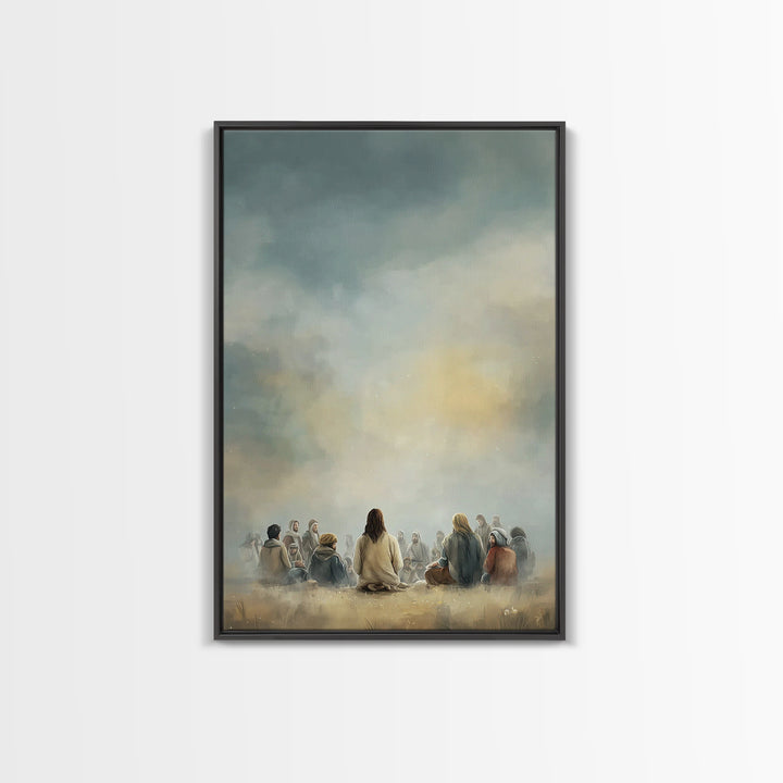 Circle Of Faith – Framed Canvas Print – Christian Art Canvas – Christian Wall Art – Jesus Painting – Christian Art – Christian Decor – Mode