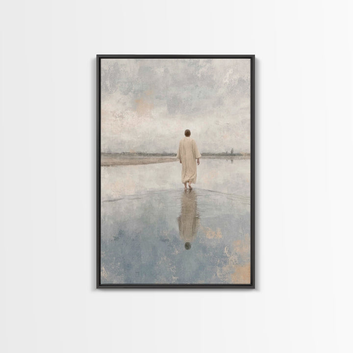 Desert Promise | Framed Canvas Print | Christian Art Canvas | Christian Wall Art | Jesus Painting | Subtle Christian Art