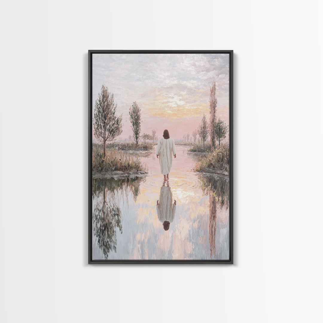 Path Of Renewal – Framed Canvas Print – Christian Wall Art – Jesus Art Print – Christian Art Canvas – Modern Christian Art – Christian Gift