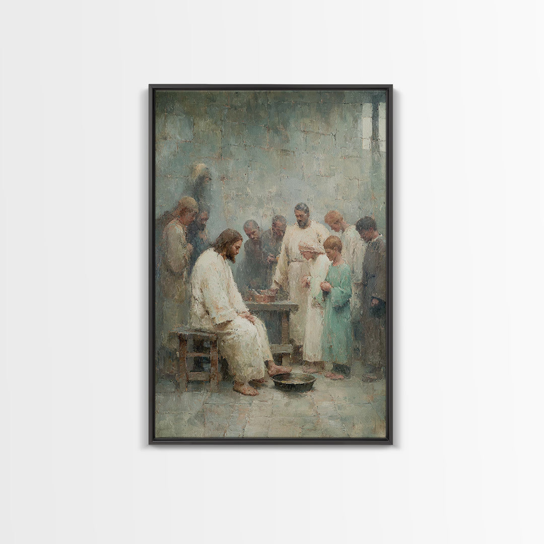 Redeeming Dawn Glow | Framed Canvas Print | Christian Wall Art | Jesus Painting | Christian Art Canvas | Christian Decorations | Unique Chr