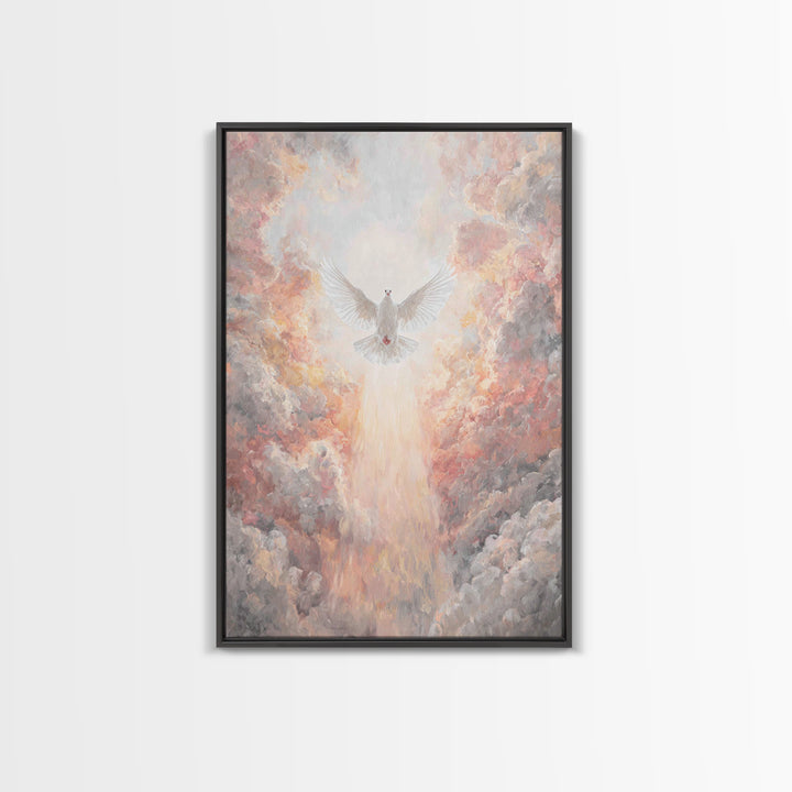 Ascension Glory | Framed Canvas Print | Christian Art Canvas | Christian Wall Art | Christian Christmas Art | Large Christian Art | Christi
